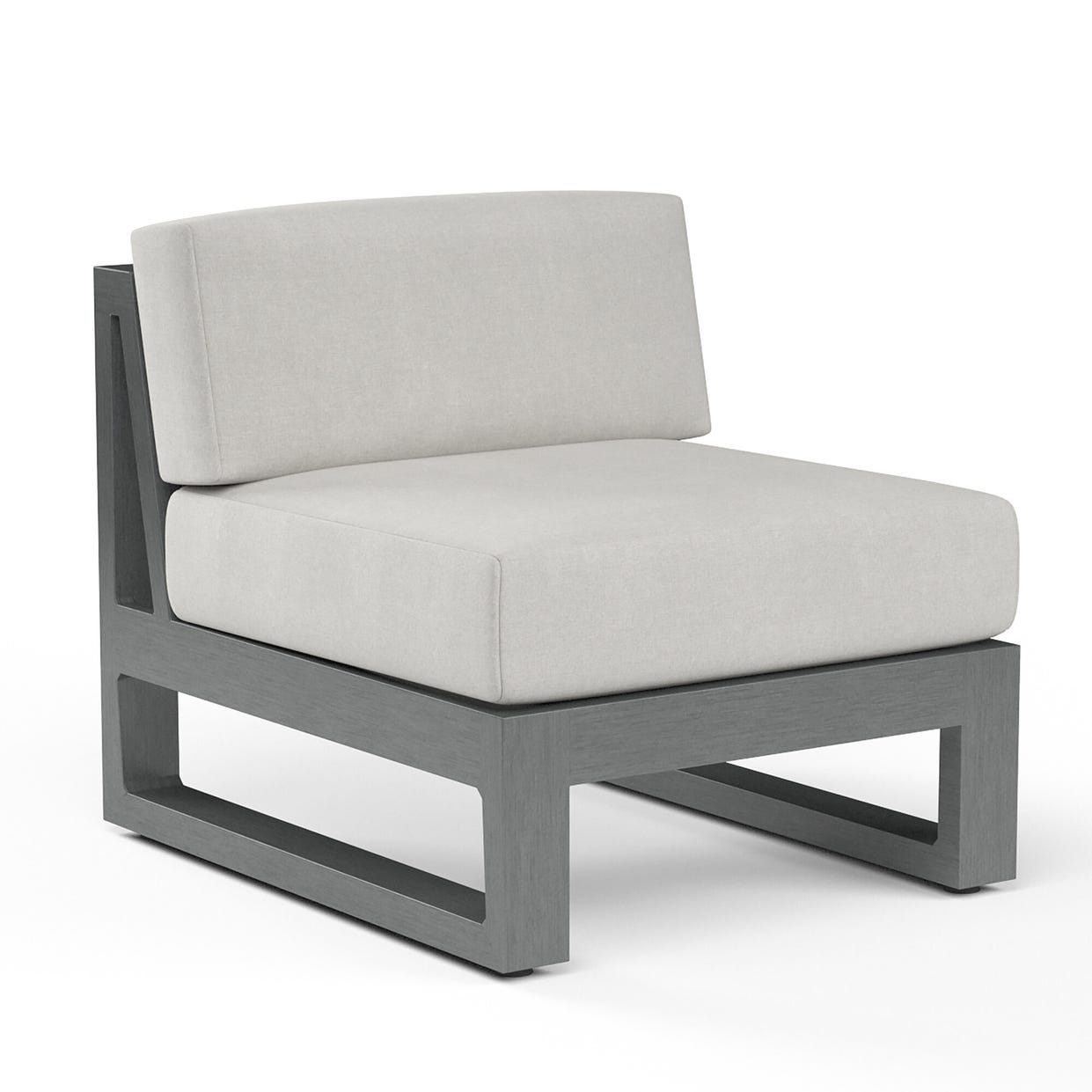 Sunset West Redondo Sunbrella Armless Outdoor Club Chair