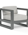 Redondo Sunbrella Outdoor Club Chair-Outdoor Accent Chairs-Sunset West-Cast Silver-LOOMLAN