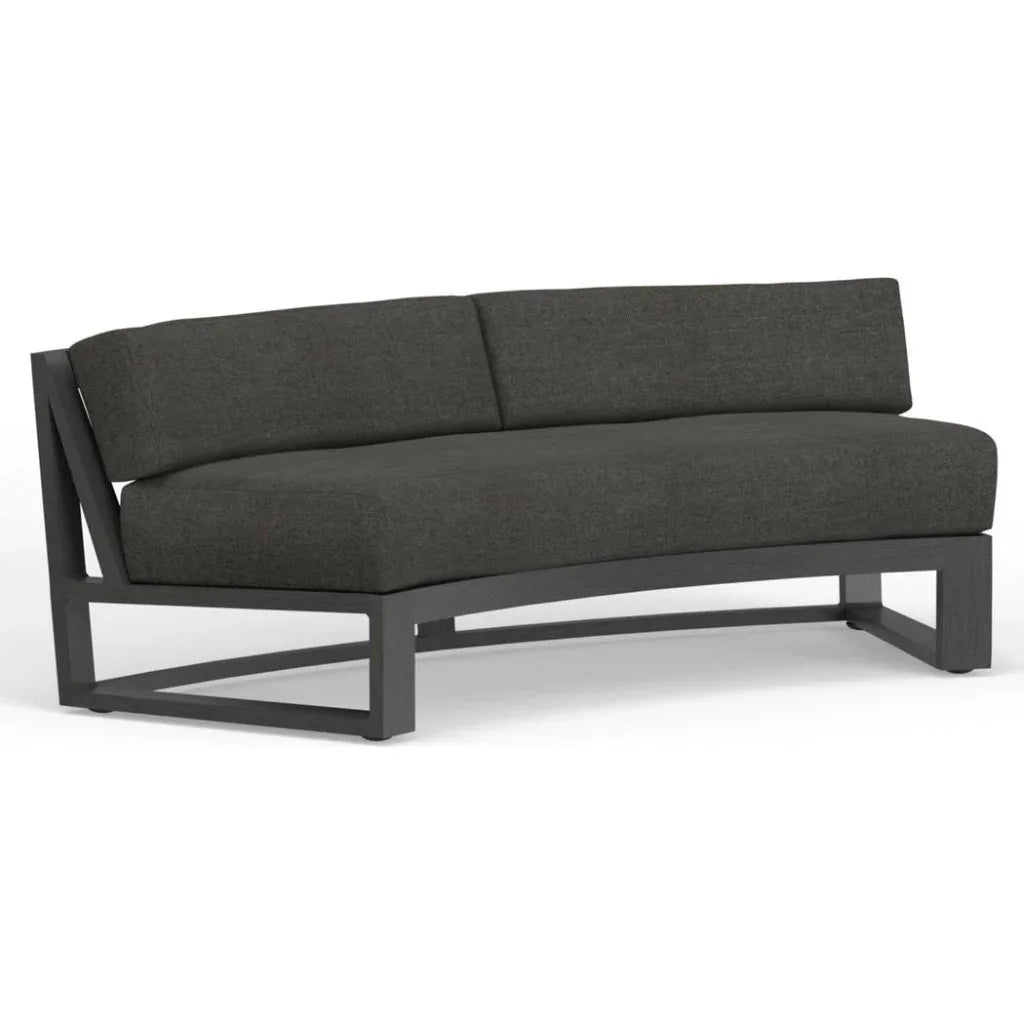 Sunset West Redondo Sunbrella Outdoor Curved Sofa