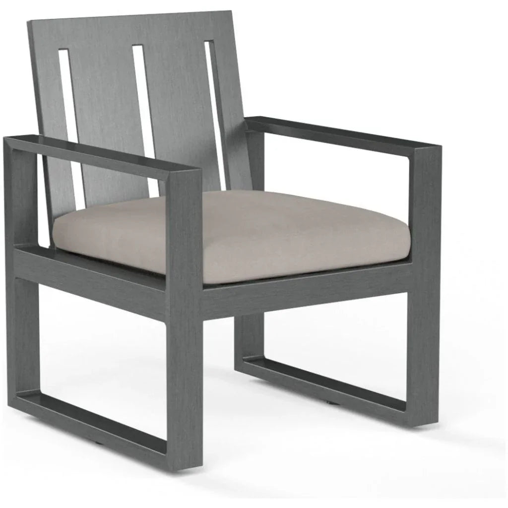 Sunset West Redondo Sunbrella Outdoor Dining Armchair 2PC