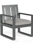 Sunset West Redondo Sunbrella Outdoor Dining Armchair 2PC
