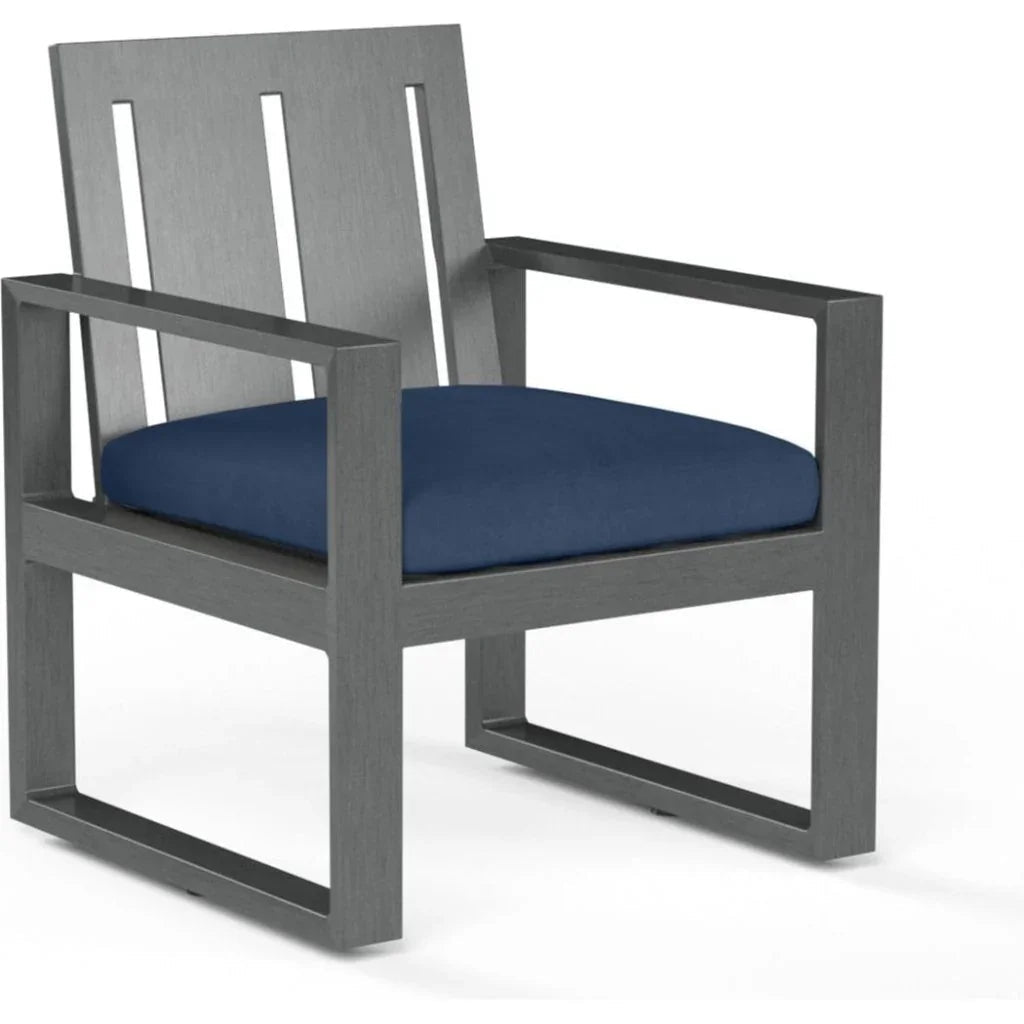 Sunset West Redondo Sunbrella Outdoor Dining Armchair 2PC