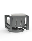Sunset West Redondo Sunbrella Swivel Outdoor Club Chair