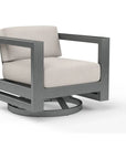 Sunset West Redondo Sunbrella Swivel Outdoor Club Chair