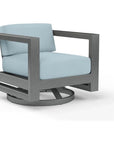 Sunset West Redondo Sunbrella Swivel Outdoor Club Chair