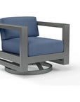 Sunset West Redondo Sunbrella Swivel Outdoor Club Chair