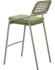 Zuo Modern Rio Olefin Fabric Outdoor Barstool 2PC