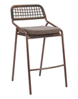 Zuo Modern Rio Olefin Fabric Outdoor Barstool 2PC