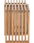 Zuo Modern Riviera Natural Wooden Extendable Outdoor Stool 2PC