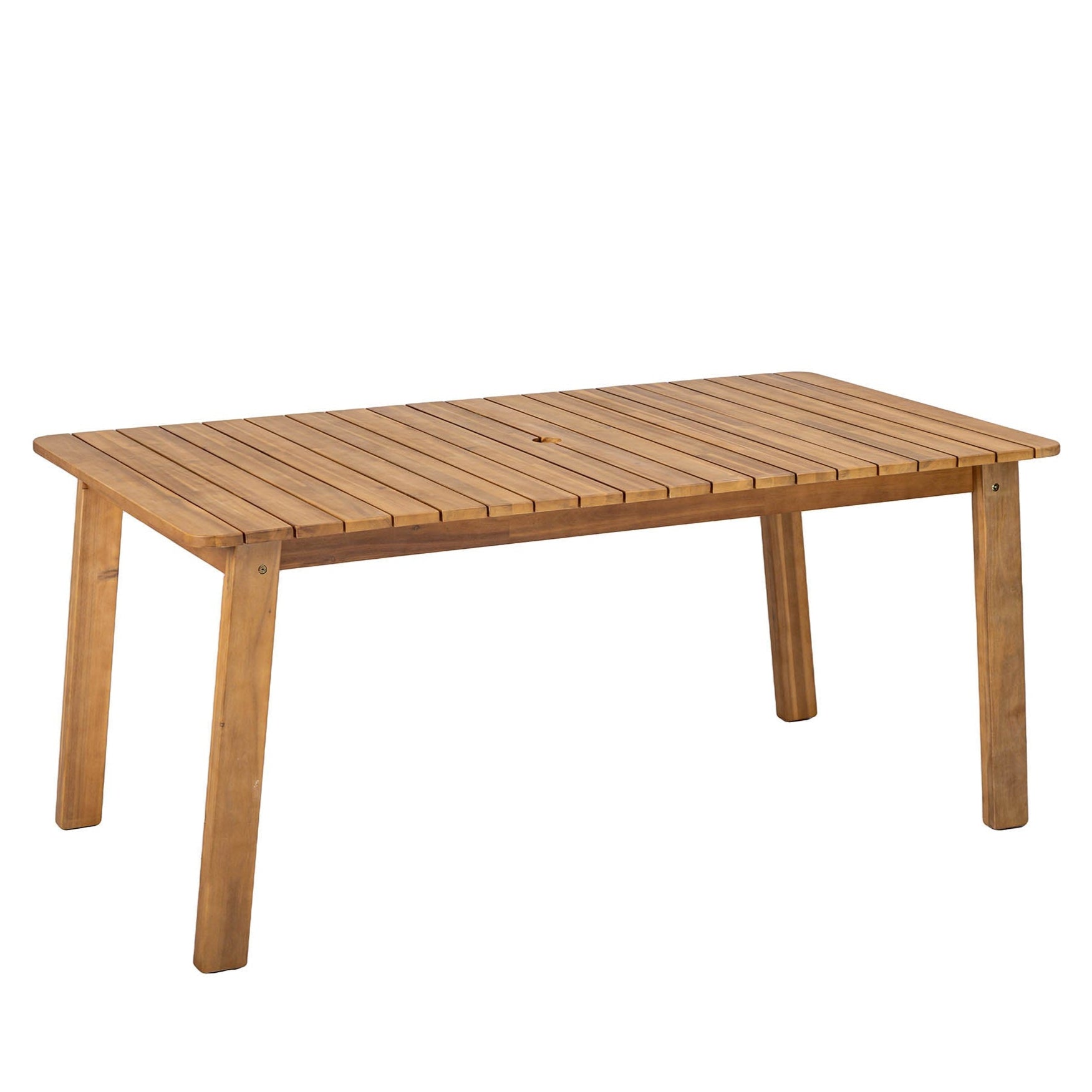 Riviera Wooden Outdoor Dining Table-Outdoor Dining Tables-LH Imports-LOOMLAN