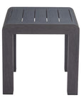 Zuo Modern Rolig Aluminum Black Outdoor Side Table