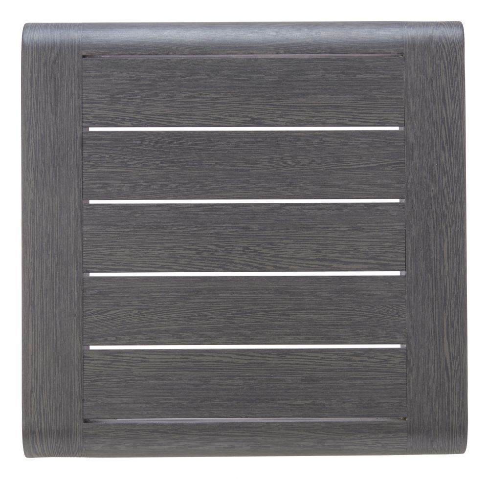 Zuo Modern Rolig Aluminum Black Outdoor Side Table