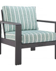 Zuo Modern Rolig Green Olefin Fabric Outdoor Armchair