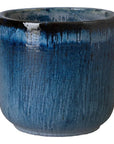 Emissary Round Amber Ceramic Planter