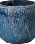 Emissary Round Amber Ceramic Planter