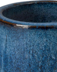 Emissary Round Amber Ceramic Planter