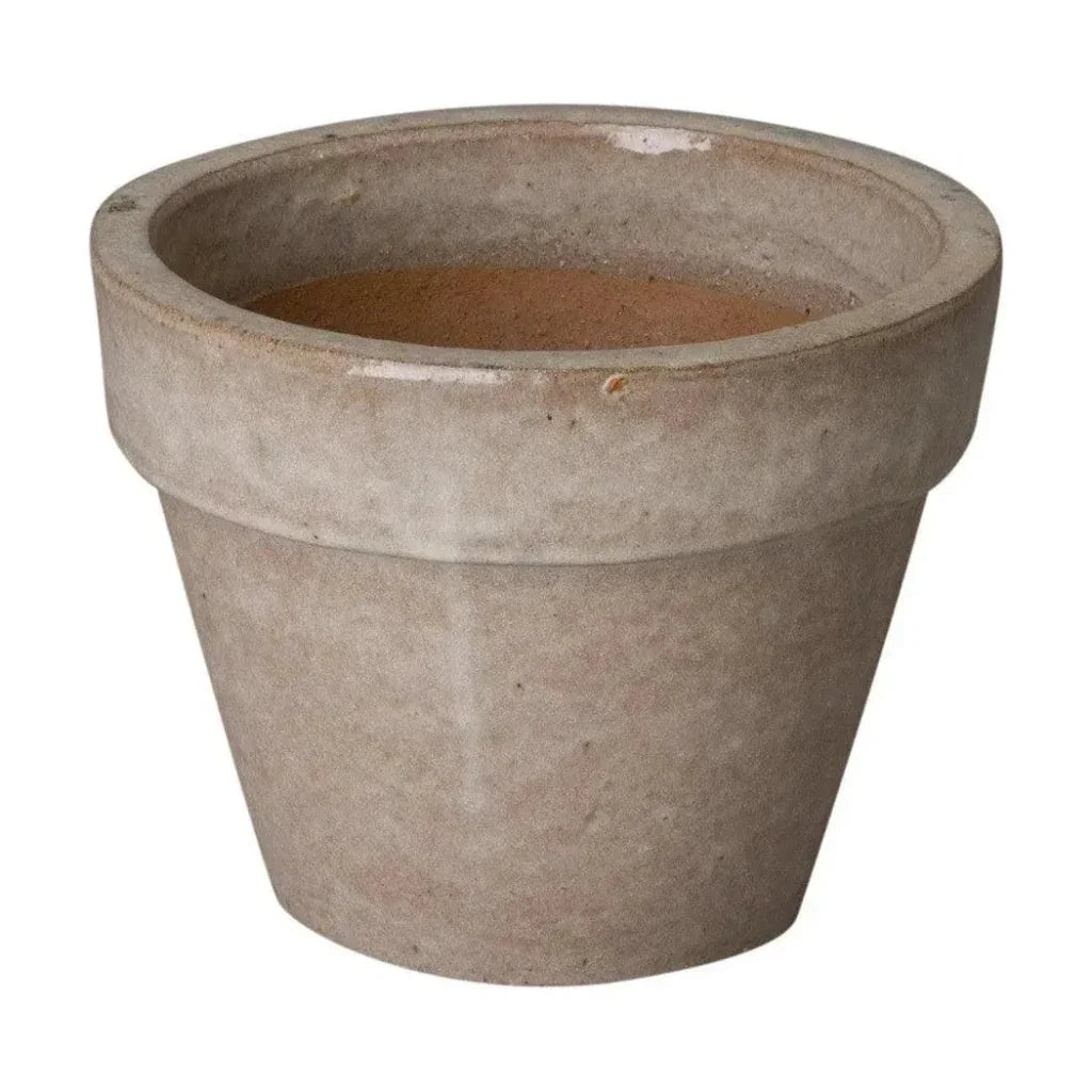 Emissary Round Ceramic Flower Pot