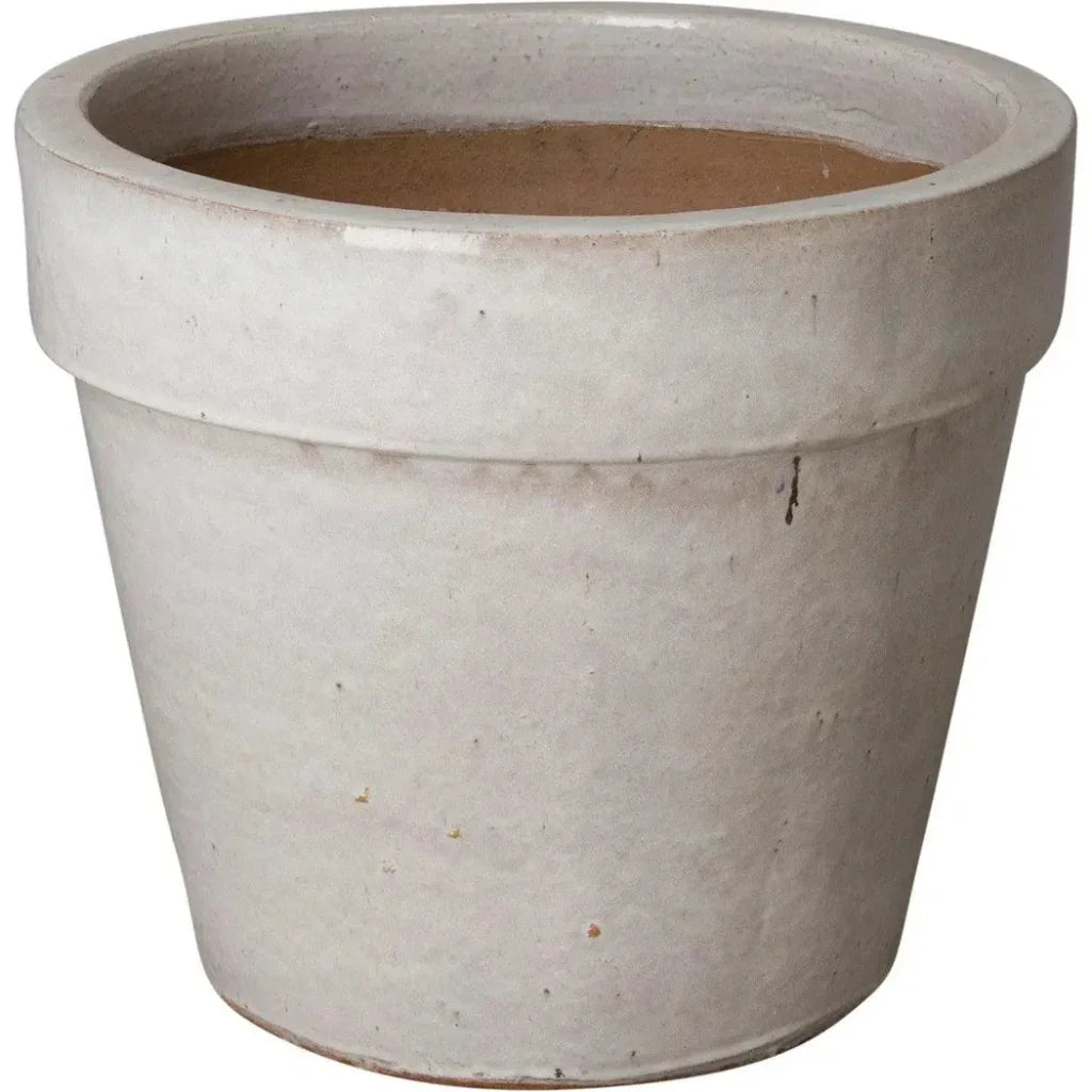 Emissary Round Ceramic Flower Pot