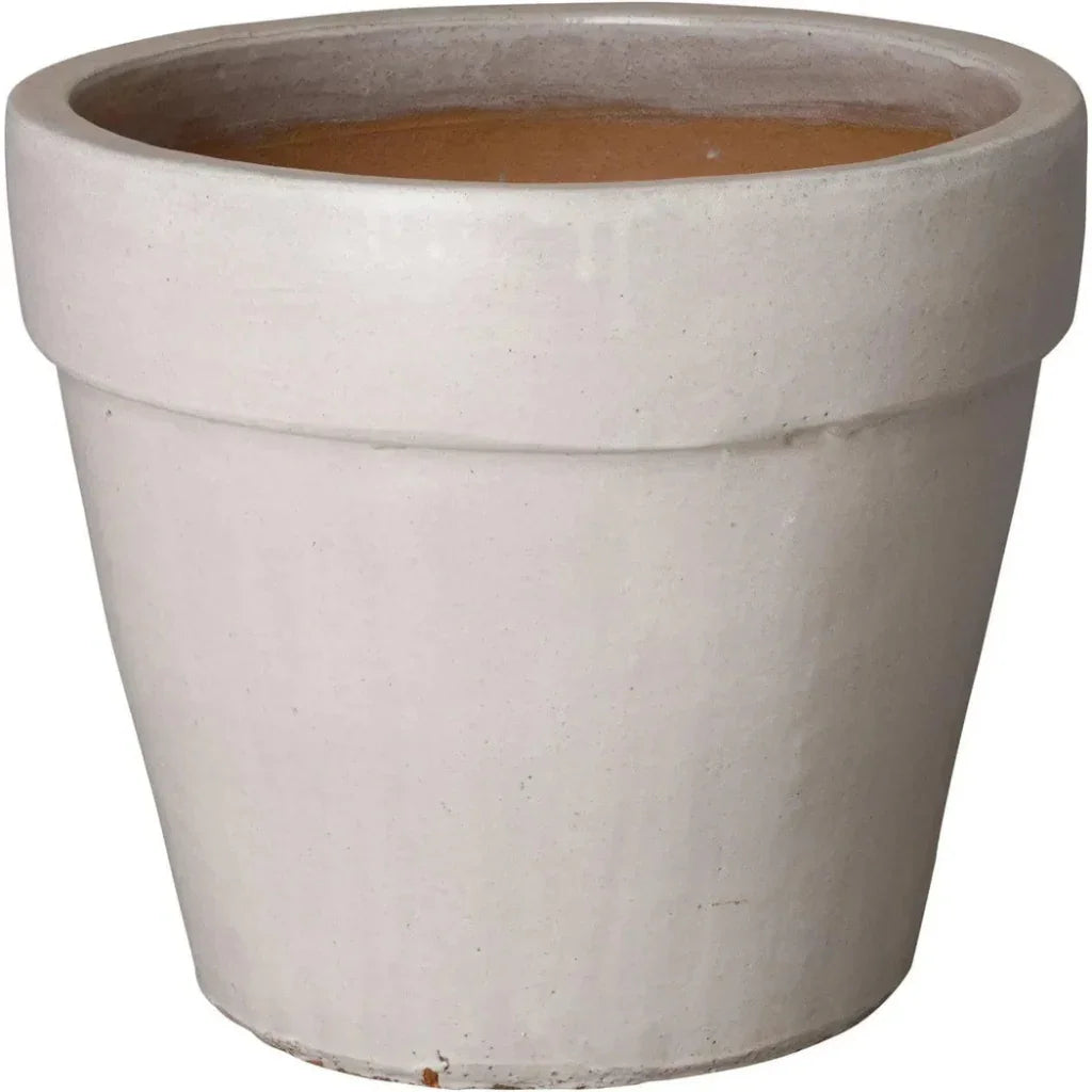 Emissary Round Ceramic Flower Pot