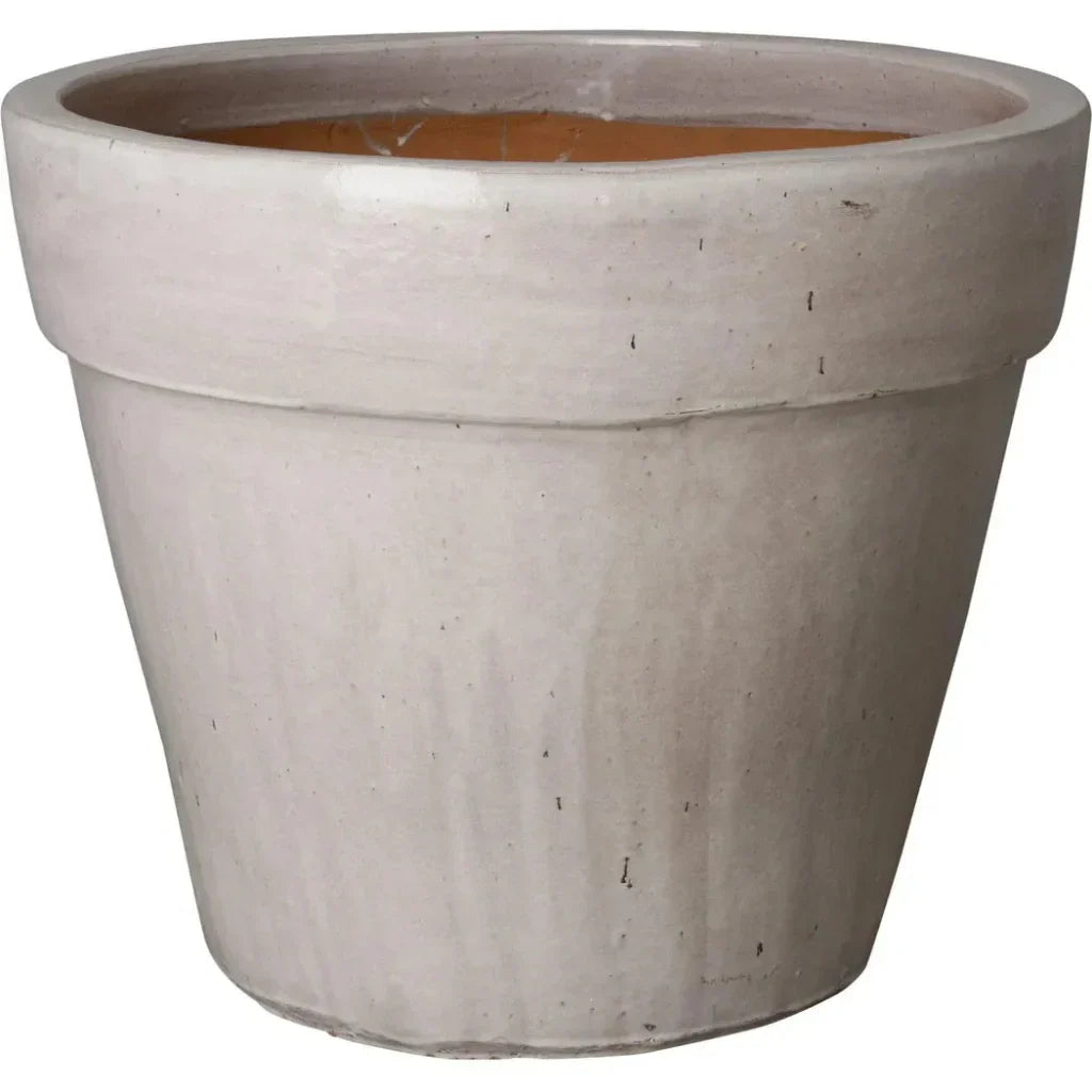 Emissary Round Ceramic Flower Pot