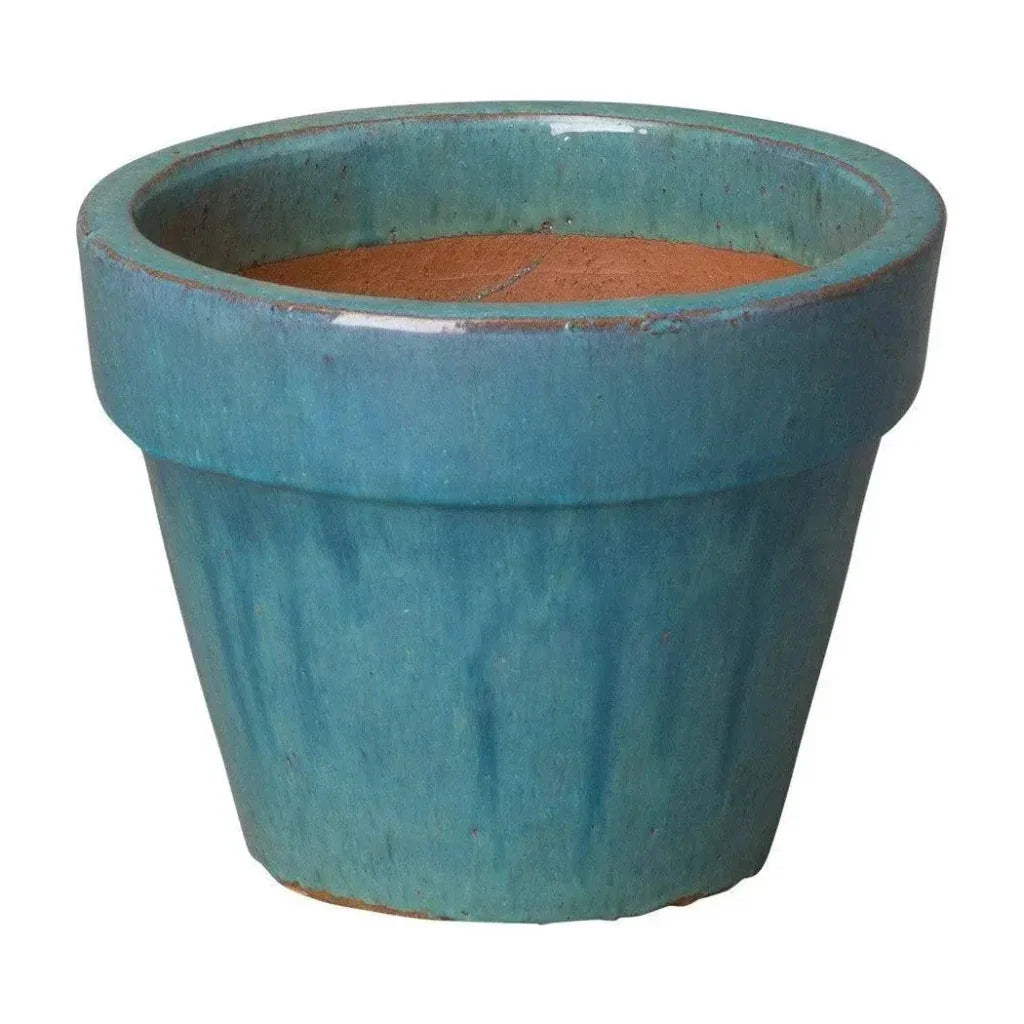 Emissary Round Ceramic Flower Pot