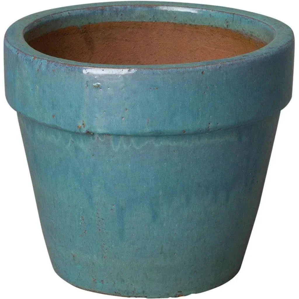 Emissary Round Ceramic Flower Pot