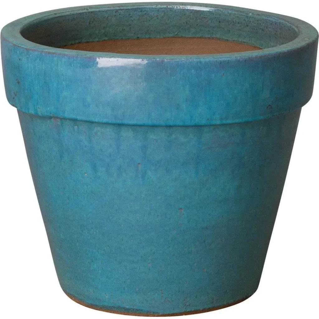 Emissary Round Ceramic Flower Pot