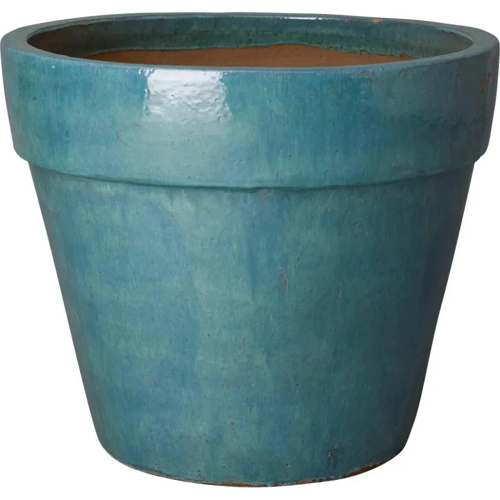 Emissary Round Ceramic Flower Pot