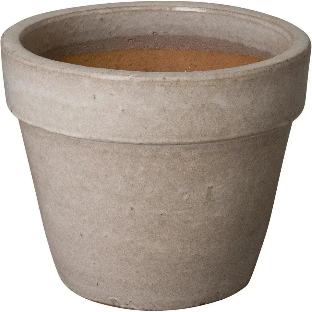 Emissary Round Ceramic Flower Pot