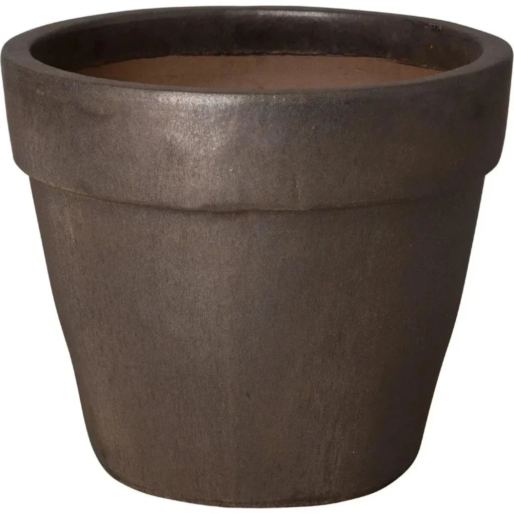 Emissary Round Ceramic Flower Pot
