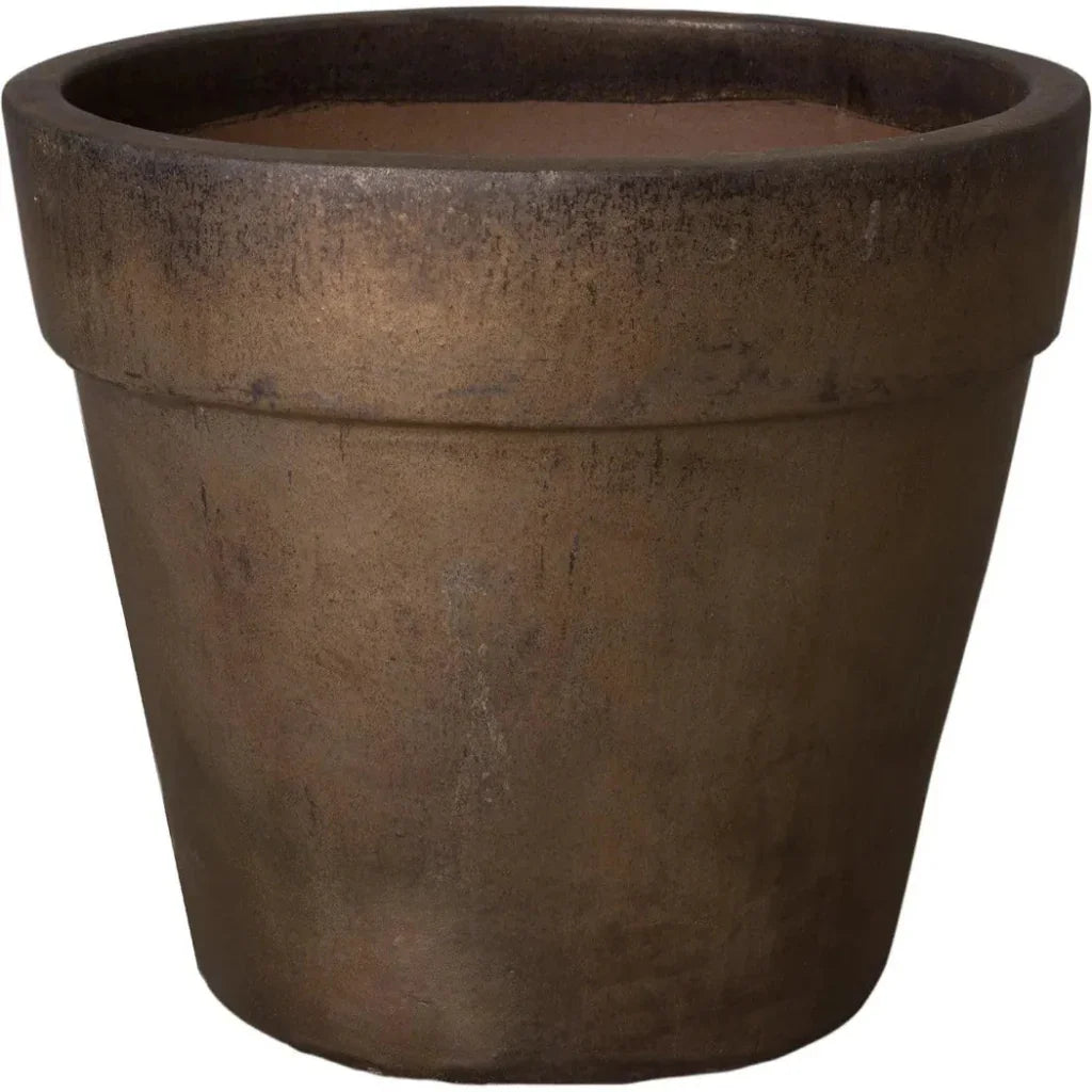 Emissary Round Ceramic Flower Pot