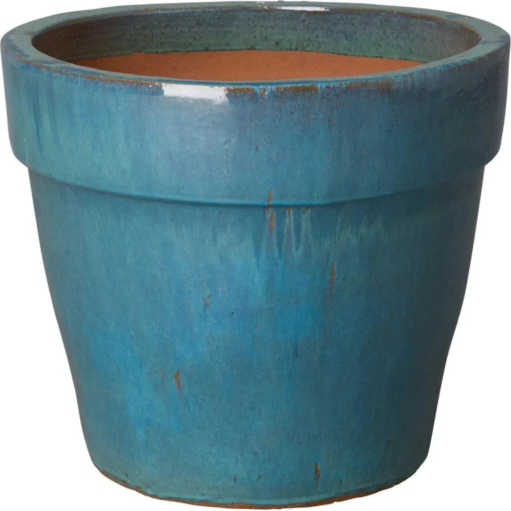 Emissary Round Ceramic Flower Pot