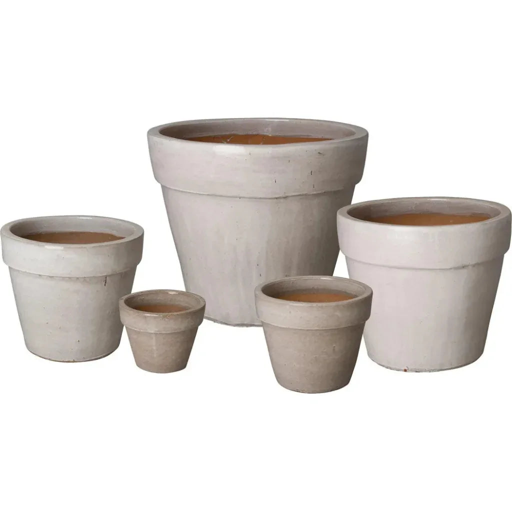 Emissary Round Ceramic Flower Pot