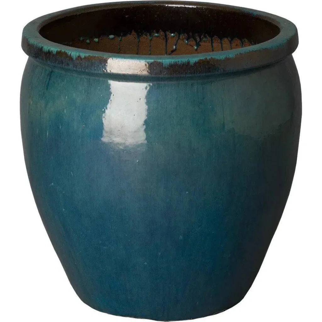 Emissary Round Crafted Ceramic Planter