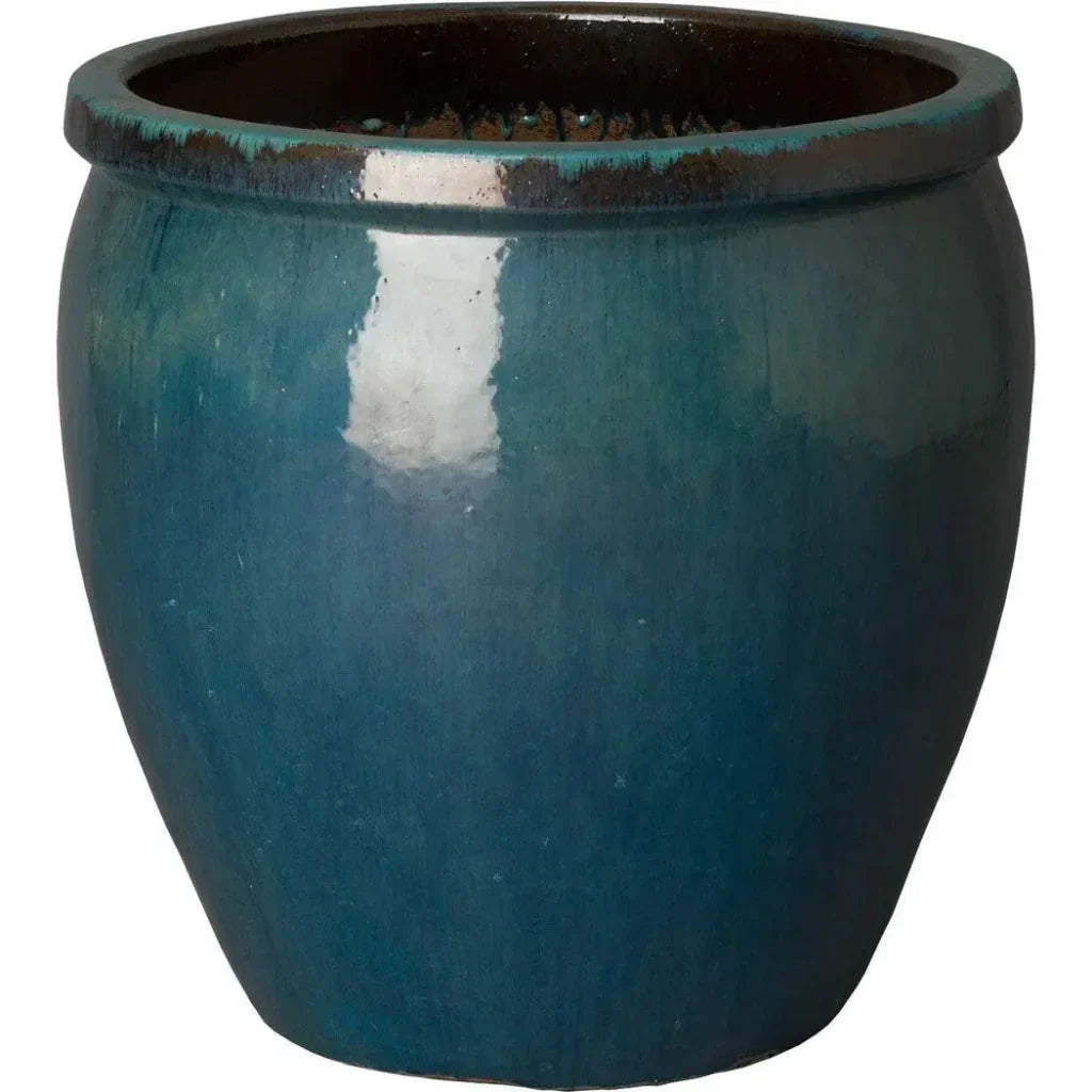 Emissary Round Crafted Ceramic Planter