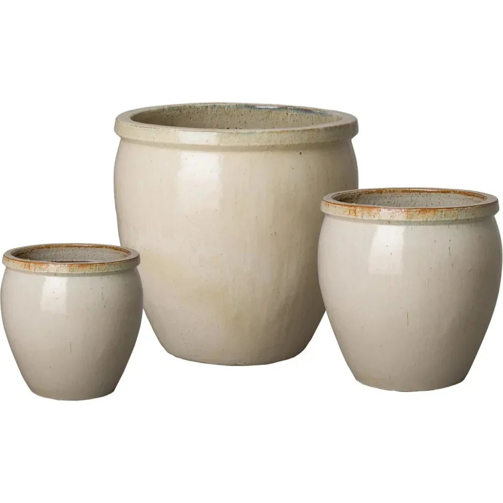 Emissary Round Crafted Ceramic Planter
