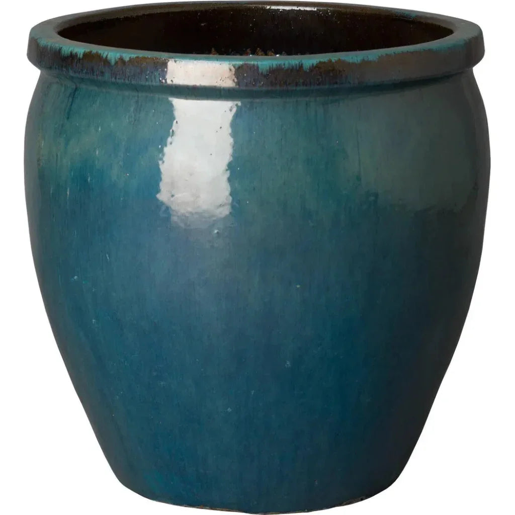 Emissary Round Crafted Ceramic Planter