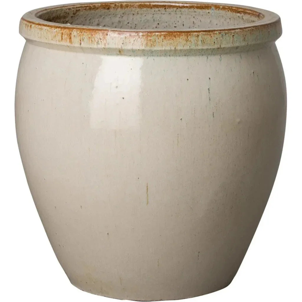 Emissary Round Crafted Ceramic Planter