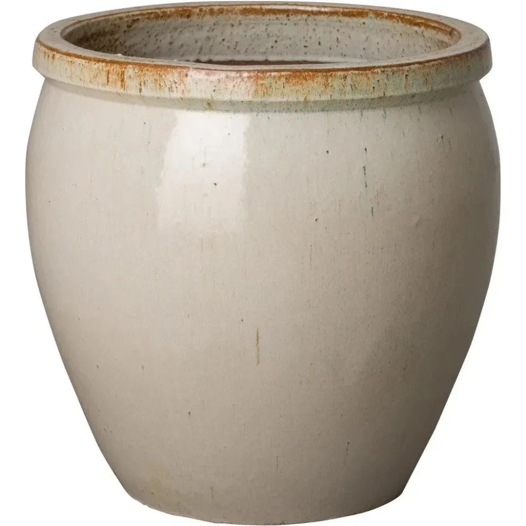 Emissary Round Crafted Ceramic Planter