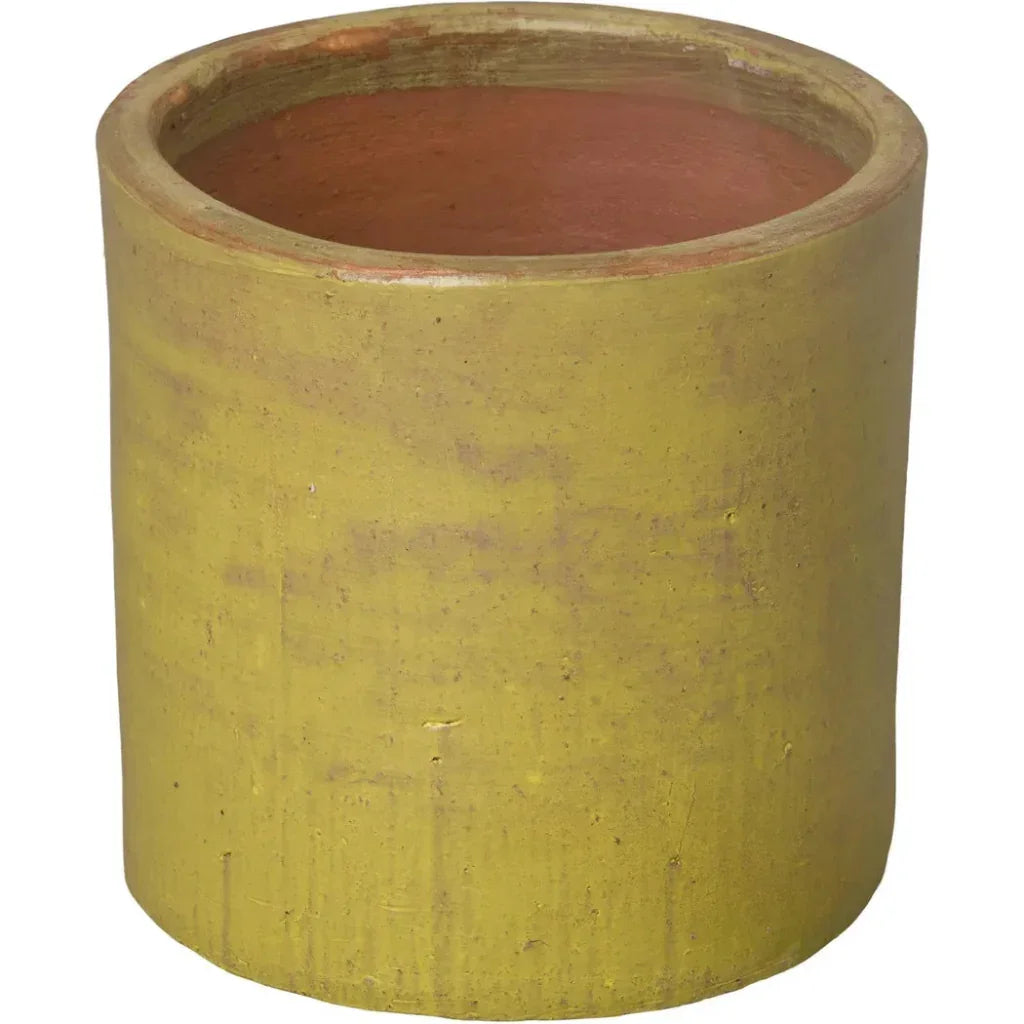Emissary Round Cylinder Ceramic Planter