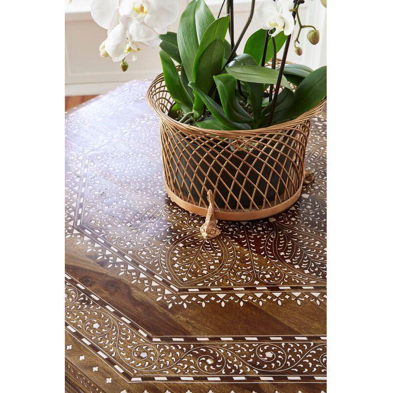 Chelsea House Round Dolphin Gold Wirework Planter