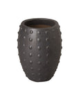 Emissary Round Studded Handcrafted Ceramic Outdoor Planter