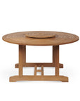 HiTeak Royal Teak Patio Round Dining Set 5PC