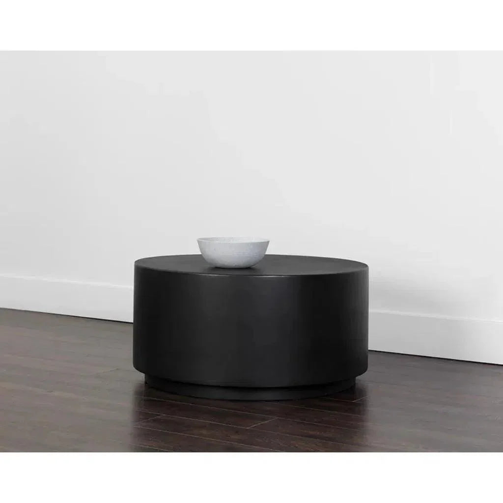 SUNPAN Rubin Concrete Outdoor Round Coffee Table