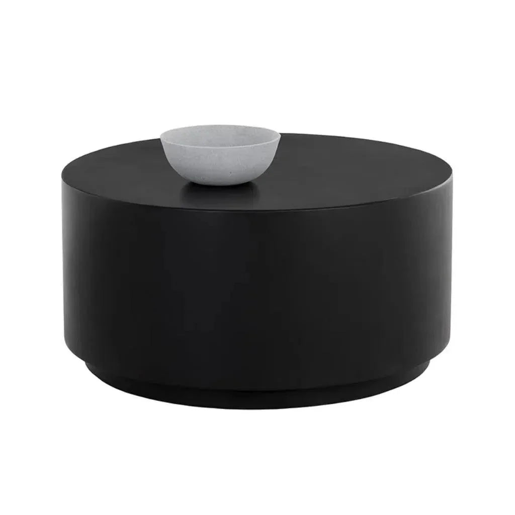 SUNPAN Rubin Concrete Outdoor Round Coffee Table