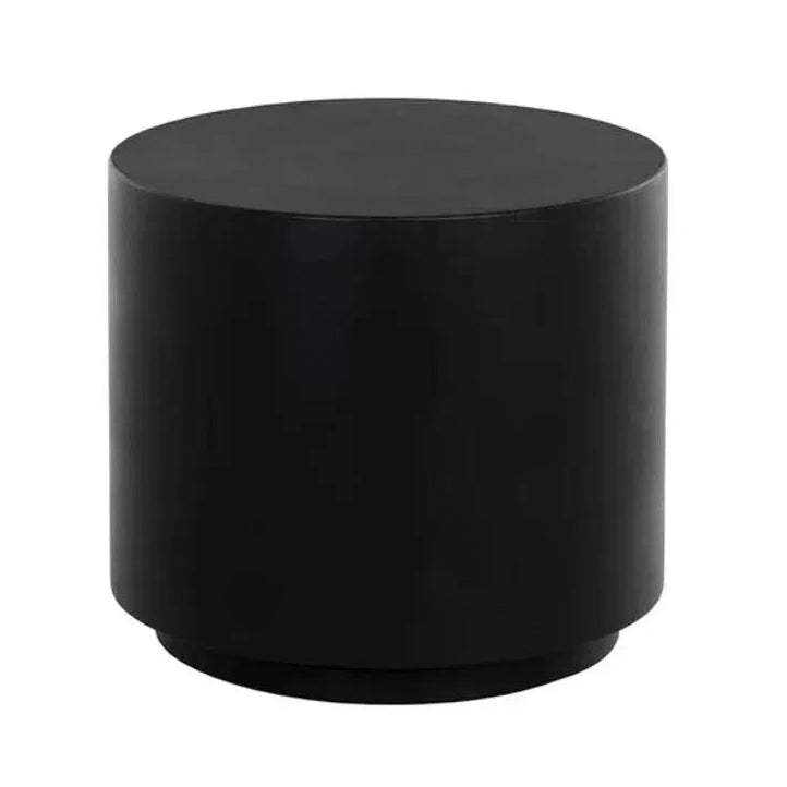 SUNPAN Rubin Concrete Outdoor Round End Table