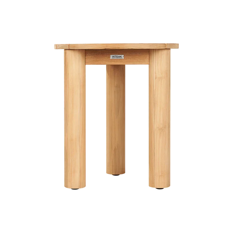 HiTeak Rudolph Teak Patio Round Side Table