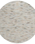LOOMLAN Rugs Ruzenth Ivory Washable Indoor-Outdoor Rug