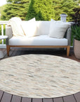 LOOMLAN Rugs Ruzenth Ivory Washable Indoor-Outdoor Rug