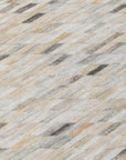 LOOMLAN Rugs Ruzenth Ivory Washable Indoor-Outdoor Rug